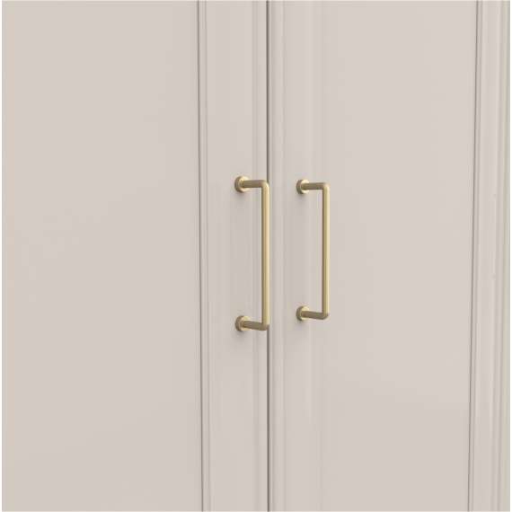 Garderobeskap Anga 210x216 cm - 4 dører - cashmere