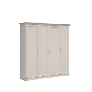 Garderobeskap Anga 210x216 cm - 4 dører - cashmere