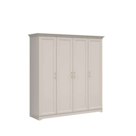 Garderobeskap Anga 210x216 cm - 4 dører - cashmere