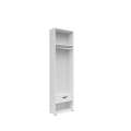 Reol Homeland 56x215 cm - hvit matt - 1 skuff