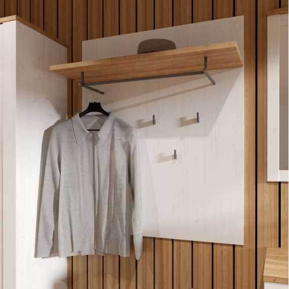 Veggpanel Chisbury 86x106 cm - lerk sibu - eik riviera