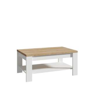 Sofabord Chisbury 100x60 cm - lerk sibu - eik riviera