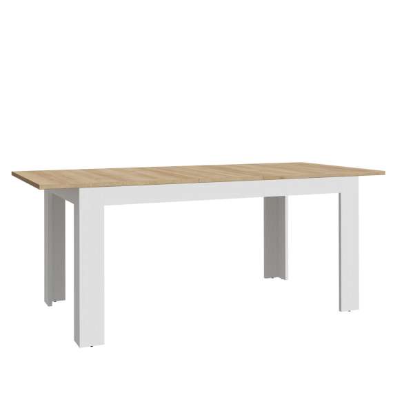 Spisebord Chisbury - 160-206 cm - lerk sibu - eik riviera