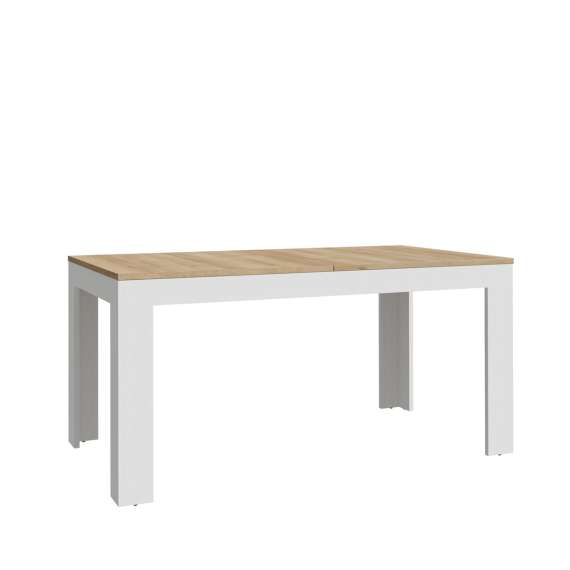 Spisebord Chisbury - 160-206 cm - lerk sibu - eik riviera