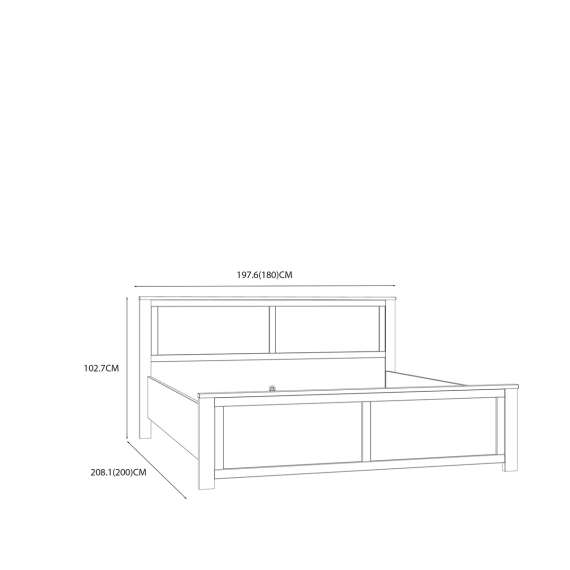 Seng Chisbury 160x200 cm - lerk sibu - eik riviera