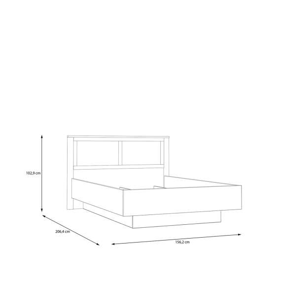Seng Chisbury 140x200 - med oppbevaringsplass