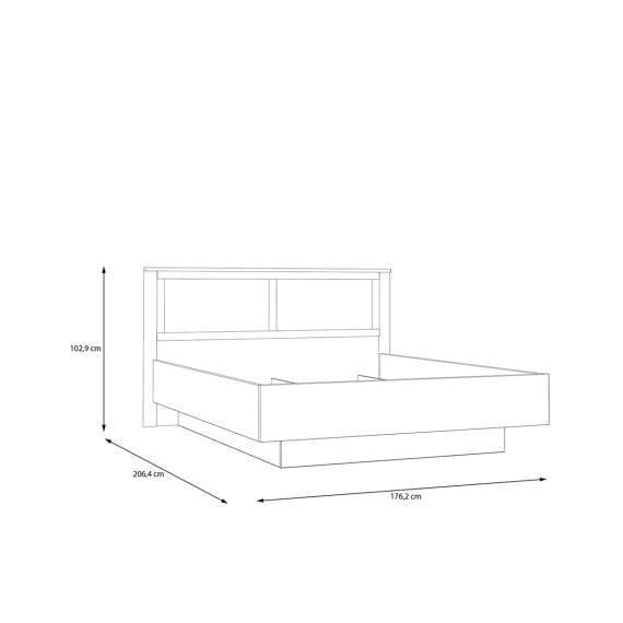 Seng Chisbury 160x200 - med oppbevaringsplass