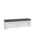 Sengeskiste Chisbury 135x42 cm - lerk sibu - eik riviera