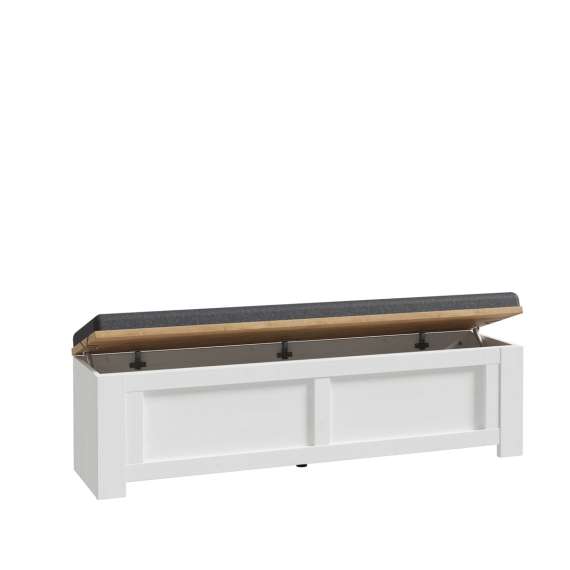 Sengeskiste Chisbury 135x42 cm - lerk sibu - eik riviera