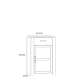 Skoskap Chisbury 67x99 cm - lerk sibu - eik riviera