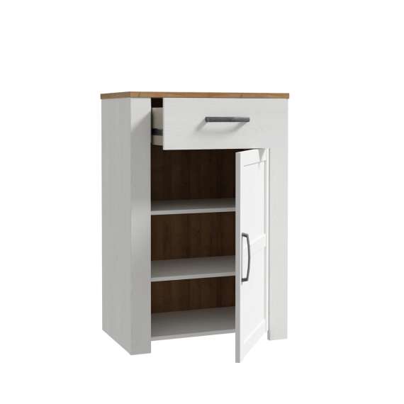 Skoskap Chisbury 67x99 cm - lerk sibu - eik riviera