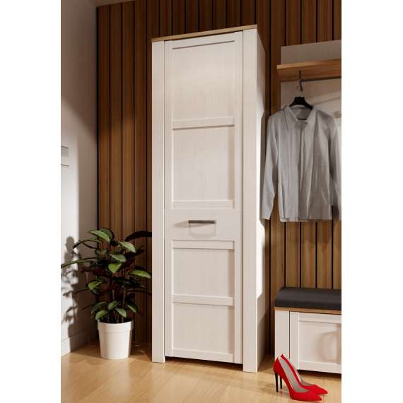 Garderobeskap Chisbury 67x205 cm - lerk sibu - eik riviera