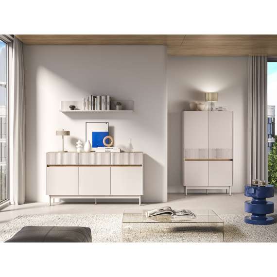 Vegghylle Dunea 120x18 cm - cashmere