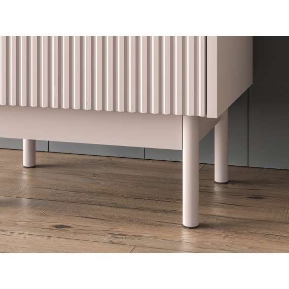 Nattbord Dunea 50x55 cm - cashmere - eik cremona - 1 skuff