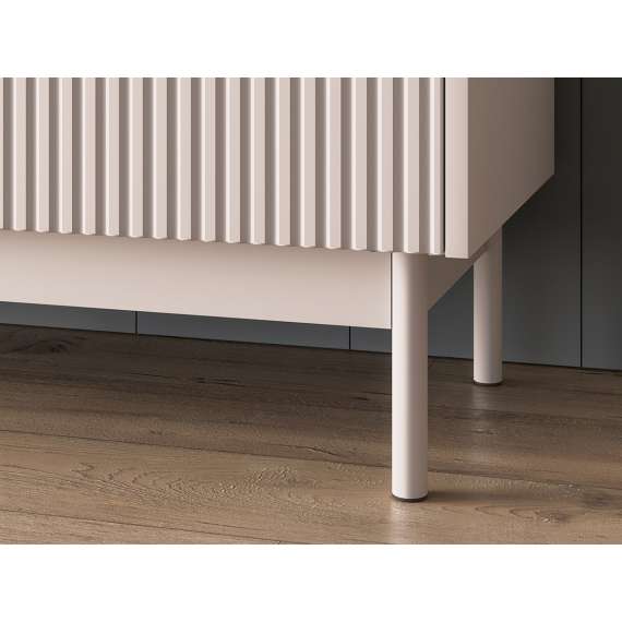 Tv-benk Dunea 154x55 cm - cashmere - eik cremona - 2 skuffer