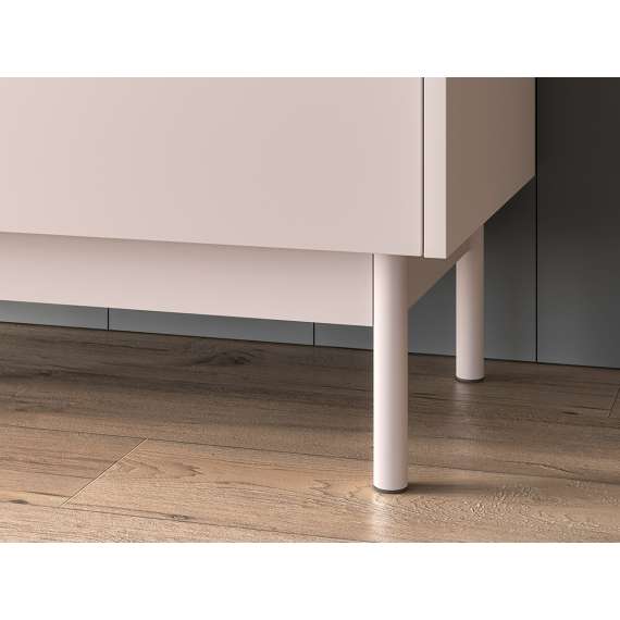 Skjenk Dunea 104x85 cm - cashmere - eik cremona - 2 skuffer - 2 dører