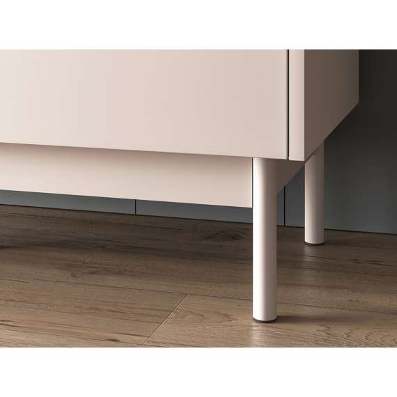 Vitrineskap Dunea 55x193 cm - cashmere - eik cremona - 1 dør