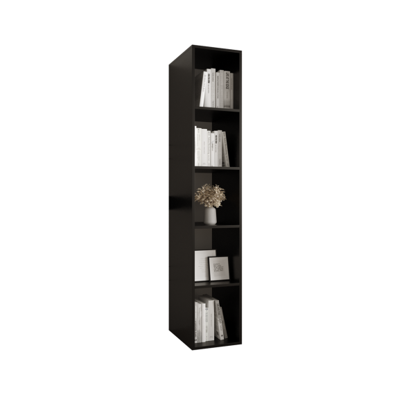 Reol Miro 30x184 cm - svart matt