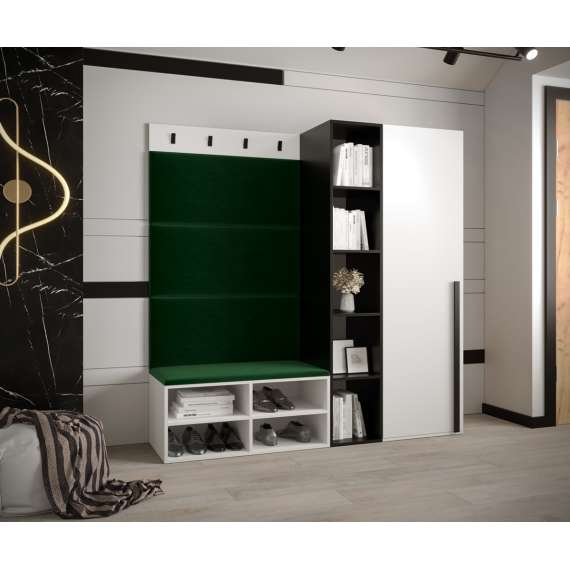 Reol Miro 30x184 cm - svart matt