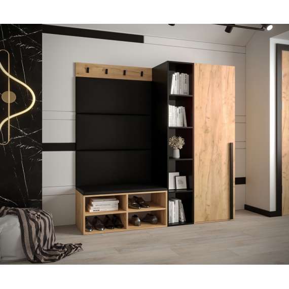 Entresett Miro 1 - 164x184 cm - eik craft gold - 4 deler