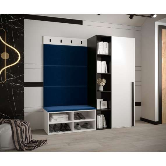 Entresett Miro 1 - 164x184 cm - hvit matt - 4 deler