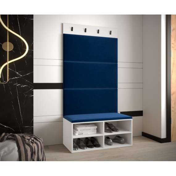 Entresett Miro 2 - 84x184 cm - hvit matt