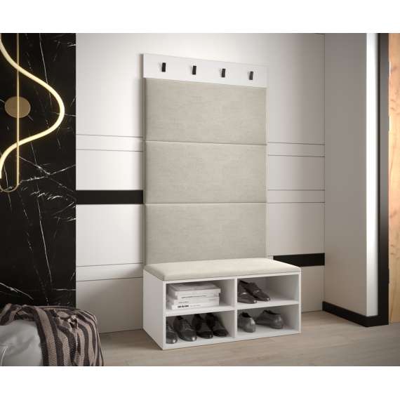 Entresett Miro 2 - 84x184 cm - hvit matt