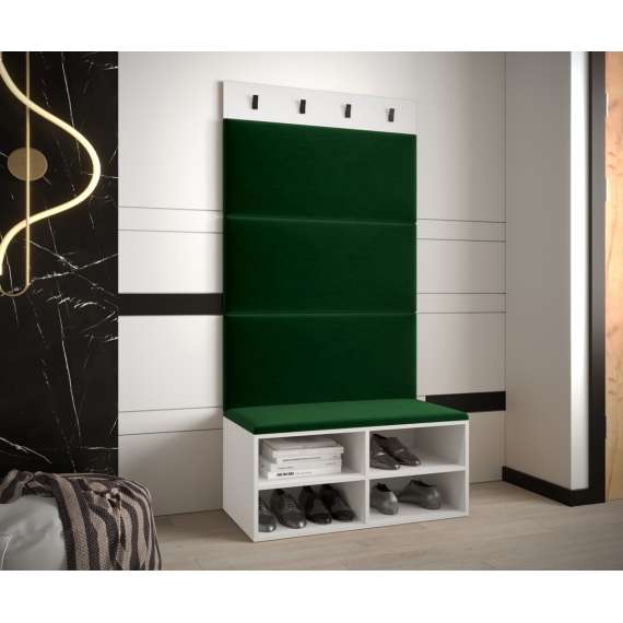 Entresett Miro 2 - 84x184 cm - hvit matt