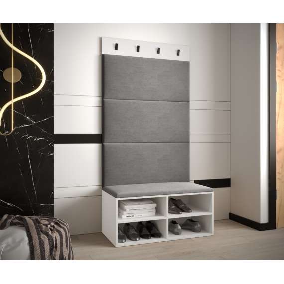 Entresett Miro 2 - 84x184 cm - hvit matt