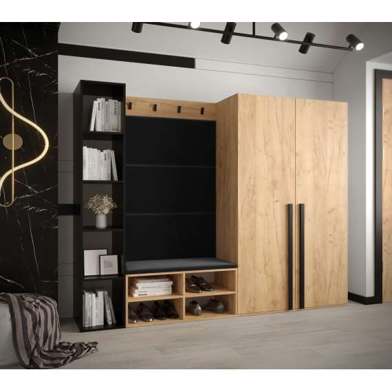 Entresett Miro 4 - 214x184 cm - eik craft gold - 5 deler