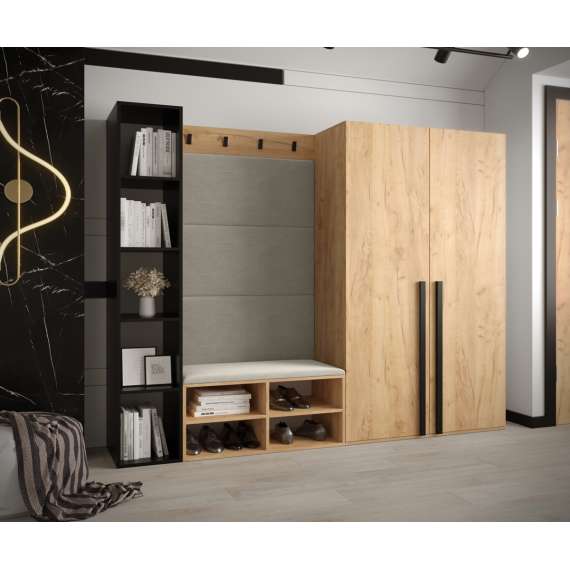 Entresett Miro 4 - 214x184 cm - eik craft gold - 5 deler