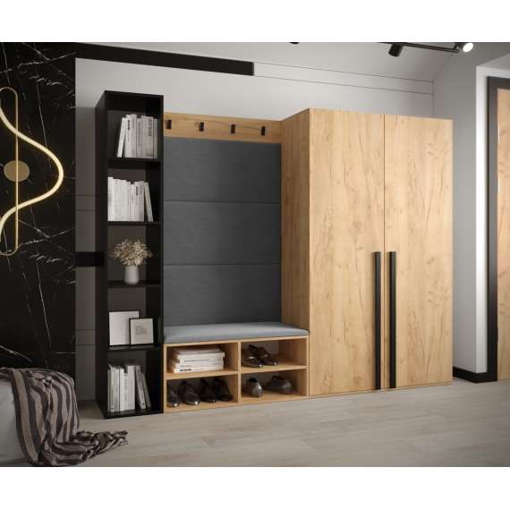 Entresett Miro 4 - 214x184 cm - eik craft gold - 5 deler