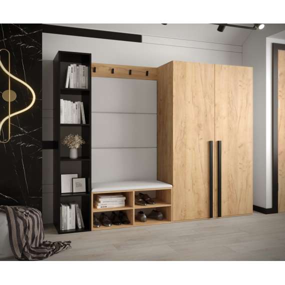 Entresett Miro 4 - 214x184 cm - eik craft gold - 5 deler