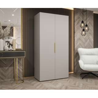 Garderobeskap Marbella 100x202 cm - cashmere - 2 dører