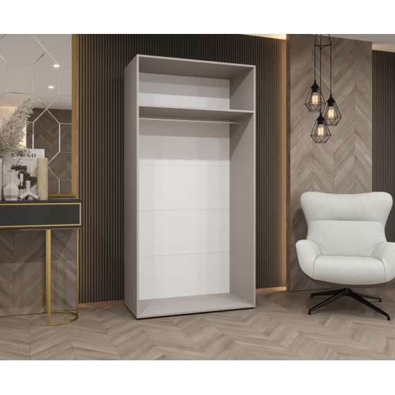 Garderobeskap Marbella 100x202 cm - eik artisan - 2 dører