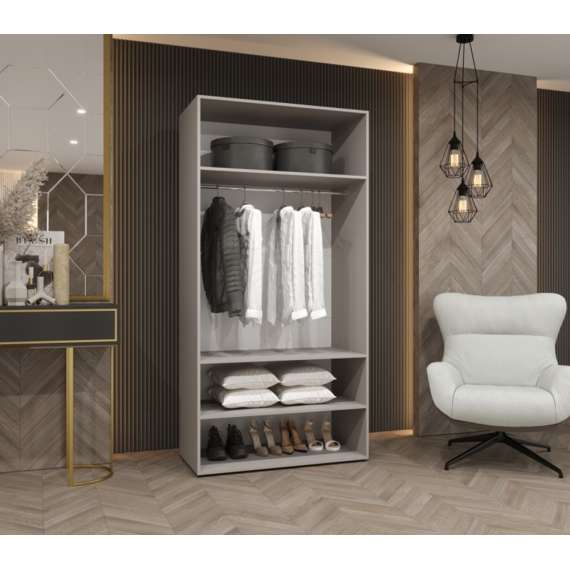 Garderobeskap Marbella 100x202 cm - eik artisan - 2 dører