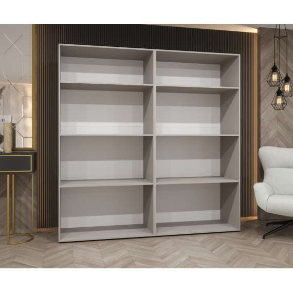 Garderobeskap Marbella 200x202 cm - cashmere - 4 dører