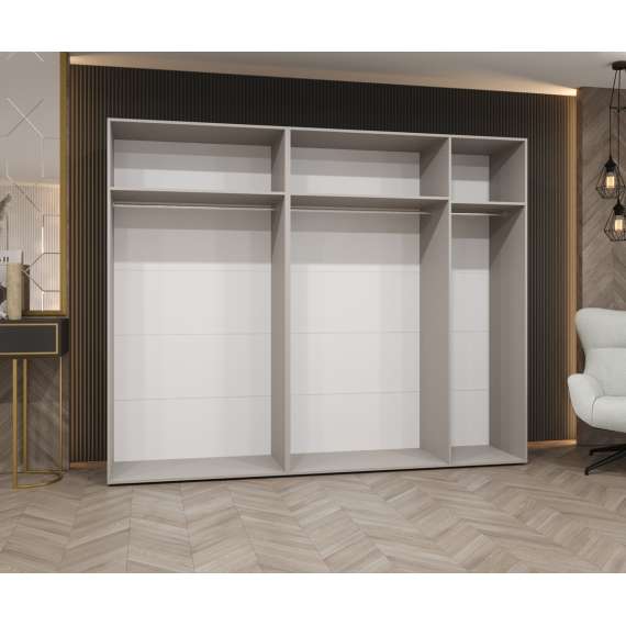 Garderobeskap Marbella 250x202 cm - eik artisan - 5 dører