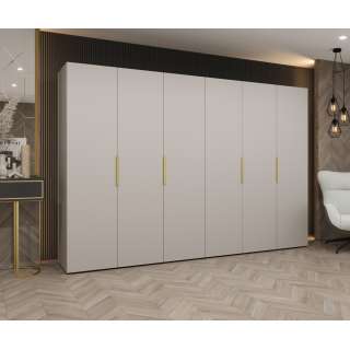 Garderobeskap Marbella 300x202 cm - cashmere - 6 dører