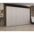 Garderobeskap Marbella 300x202 cm - cashmere - 6 dører