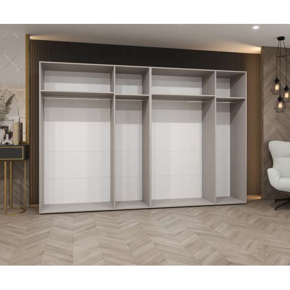 Garderobeskap Marbella 300x202 cm - eik artisan - 6 dører