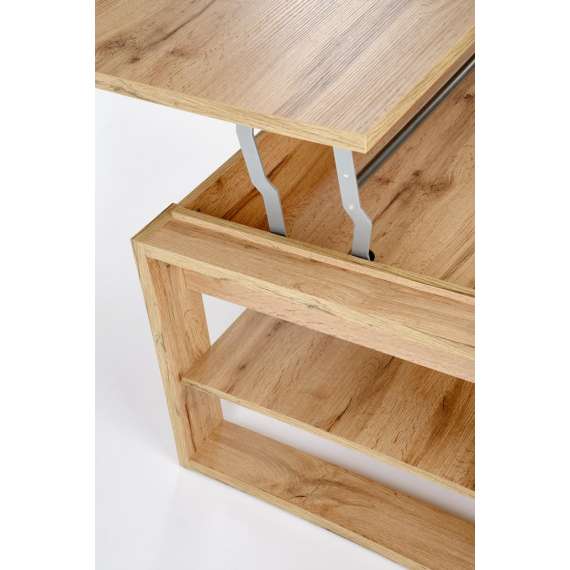 Sofabord Betty - 114x50 cm - eik artisan - oppbevaringsplass