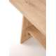 Sofabord Erika - 120-160x61-72 cm - eik artisan