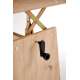 Sofabord Erika - 120-160x61-72 cm - eik artisan
