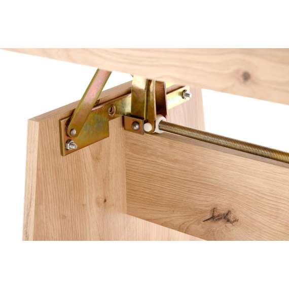 Sofabord Erika - 120-160x61-72 cm - eik artisan