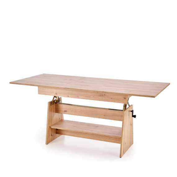 Sofabord Erika - 120-160x61-72 cm - eik artisan