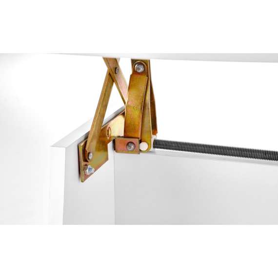 Sofabord Erika - 120-160x61-72 cm - hvit matt