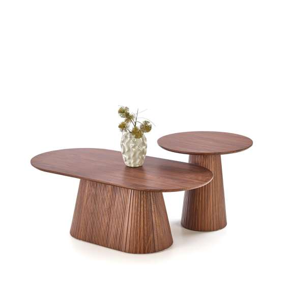 Sofabord Gisela Ø60 cm - valnøtt