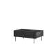 Sofabord Malmi - 100x60 cm - sort - 2 skuffer