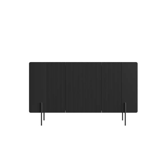 Skjenk Malmi - 150x87 cm - sort - 3 dører